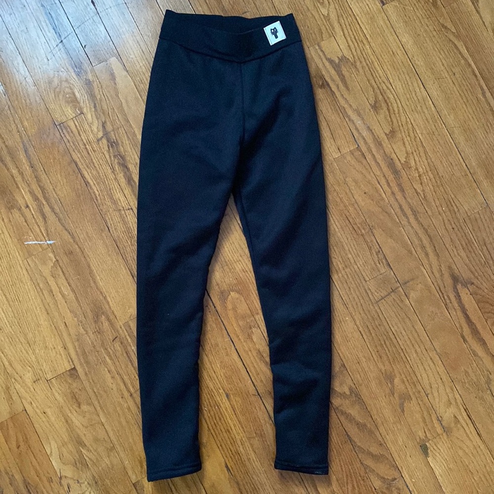 Women’s XS Fleece-lined Black leggings